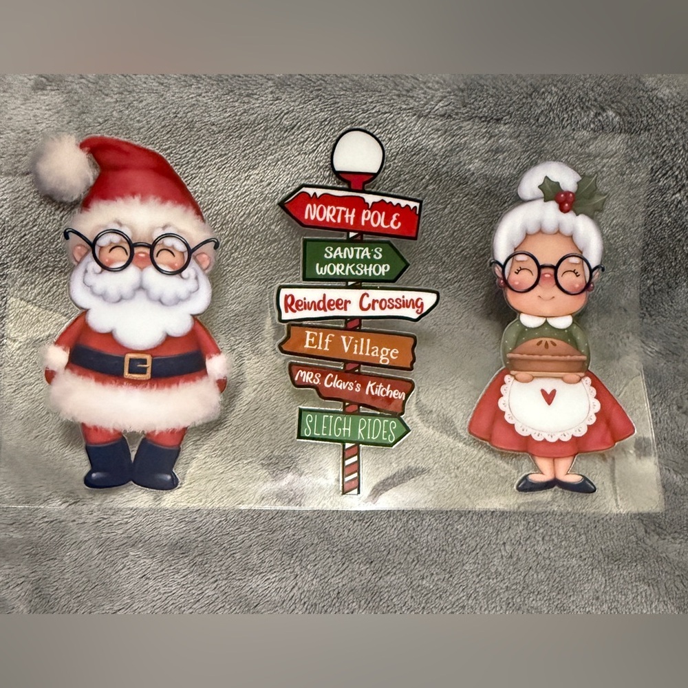 💜 Christmas Iron-On Heat Transfer Design